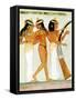 Ancient Egyptian Musicians and a Dancer, 1910-Walter Tyndale-Framed Stretched Canvas