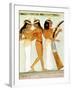 Ancient Egyptian Musicians and a Dancer, 1910-Walter Tyndale-Framed Giclee Print