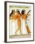 Ancient Egyptian Musicians and a Dancer, 1910-Walter Tyndale-Framed Giclee Print