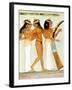 Ancient Egyptian Musicians and a Dancer, 1910-Walter Tyndale-Framed Giclee Print