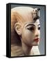 Ancient Egyptian Painted Alabaster Head from Treasure of Tutankhamen-null-Framed Stretched Canvas