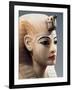 Ancient Egyptian Painted Alabaster Head from Treasure of Tutankhamen-null-Framed Giclee Print