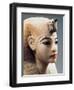 Ancient Egyptian Painted Alabaster Head from Treasure of Tutankhamen-null-Framed Giclee Print