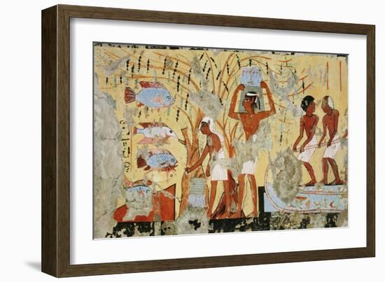 Ancient Egyptian Painting, 1936-Nina M. Davies-Framed Giclee Print