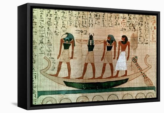 Ancient Egyptian Papyrus, 11th-10th Century Bc-null-Framed Stretched Canvas