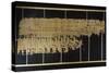 Ancient Egyptian Papyrus with Monthly Accounting Report-null-Stretched Canvas
