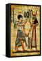 Ancient Egyptian Papyrus-Maugli-l-Framed Stretched Canvas