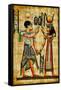 Ancient Egyptian Papyrus-Maugli-l-Framed Stretched Canvas