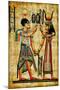 Ancient Egyptian Papyrus-Maugli-l-Mounted Art Print