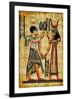 Ancient Egyptian Papyrus-Maugli-l-Framed Art Print