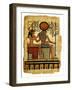 Ancient Egyptian Parchment-Maugli-l-Framed Art Print