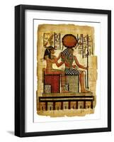 Ancient Egyptian Parchment-Maugli-l-Framed Art Print