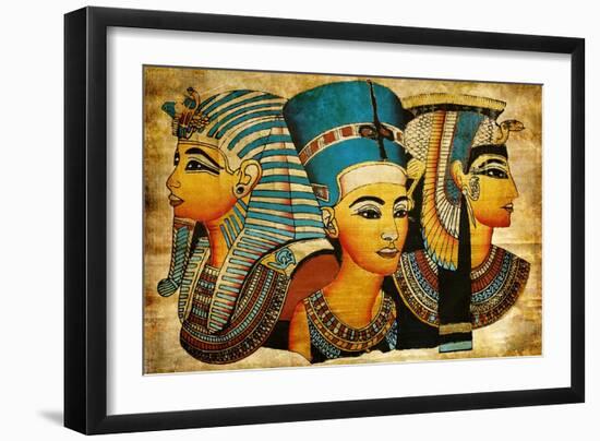 Ancient Egyptian Parchment-Maugli-l-Framed Art Print