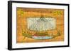Ancient Egyptian Sailing Boat-null-Framed Art Print