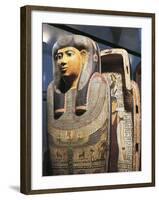 Ancient Egyptian Sarcophagus of Woman Named Udjarenes-null-Framed Giclee Print