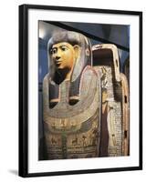 Ancient Egyptian Sarcophagus of Woman Named Udjarenes-null-Framed Giclee Print