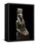 Ancient Egyptian Sculpture Representing the Goddess Hathor-null-Framed Stretched Canvas