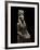 Ancient Egyptian Sculpture Representing the Goddess Hathor-null-Framed Photographic Print