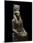 Ancient Egyptian Sculpture Representing the Goddess Hathor-null-Mounted Photographic Print