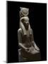 Ancient Egyptian Sculpture Representing the Goddess Hathor-null-Mounted Photographic Print