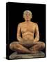 Ancient Egyptian Statue of Seated Scribe-null-Stretched Canvas
