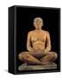 Ancient Egyptian Statue of Seated Scribe-null-Framed Stretched Canvas