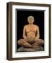 Ancient Egyptian Statue of Seated Scribe-null-Framed Photographic Print