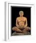 Ancient Egyptian Statue of Seated Scribe-null-Framed Photographic Print