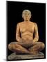Ancient Egyptian Statue of Seated Scribe-null-Mounted Photographic Print