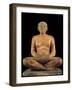 Ancient Egyptian Statue of Seated Scribe-null-Framed Photographic Print