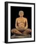 Ancient Egyptian Statue of Seated Scribe-null-Framed Photographic Print