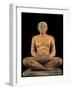 Ancient Egyptian Statue of Seated Scribe-null-Framed Photographic Print