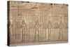 Ancient Egyptian Sunken Relief Depicting Offerings and Tributes Brought to the Goddess Hathor-null-Stretched Canvas