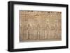 Ancient Egyptian Sunken Relief Depicting Offerings and Tributes Brought to the Goddess Hathor-null-Framed Photographic Print