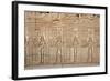 Ancient Egyptian Sunken Relief Depicting Offerings and Tributes Brought to the Goddess Hathor-null-Framed Photographic Print