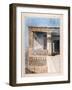 Ancient Egyptian Temple, 19th Century-Nestor l'Hote-Framed Giclee Print