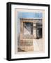 Ancient Egyptian Temple, 19th Century-Nestor l'Hote-Framed Giclee Print