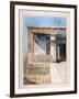 Ancient Egyptian Temple, 19th Century-Nestor l'Hote-Framed Premium Giclee Print