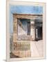 Ancient Egyptian Temple, 19th Century-Nestor l'Hote-Mounted Premium Giclee Print