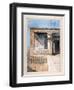 Ancient Egyptian Temple, 19th Century-Nestor l'Hote-Framed Giclee Print