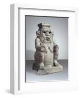 Ancient Egyptian Terracotta Figurine of God Bes-null-Framed Giclee Print