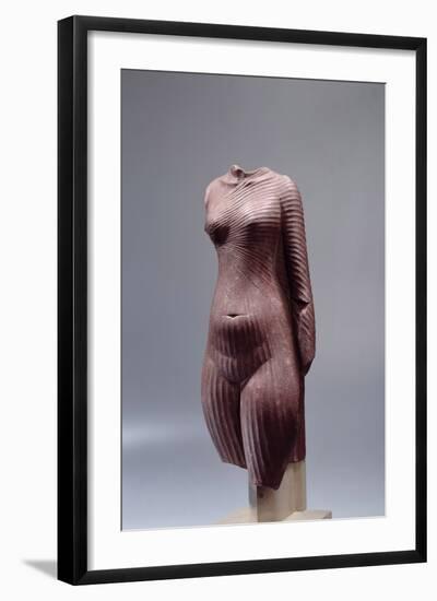 Ancient Egyptian Torso of Queen Nefertit-null-Framed Photographic Print