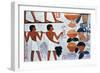 Ancient Egyptian Wall Paintings in a Tomb at Thebes, Egypt-null-Framed Giclee Print