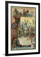 Ancient Egyptian Warriors Saluting their King-null-Framed Giclee Print