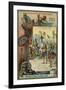 Ancient Egyptian Warriors Saluting their King-null-Framed Giclee Print