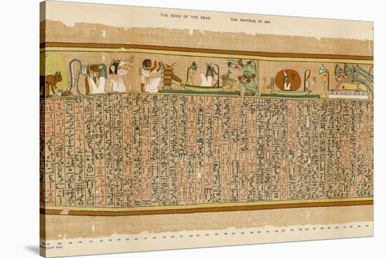 Ancient Egyptian Writing-E.a. Wallis Budge-Stretched Canvas