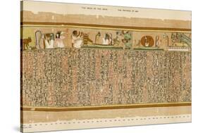 Ancient Egyptian Writing-E.a. Wallis Budge-Stretched Canvas