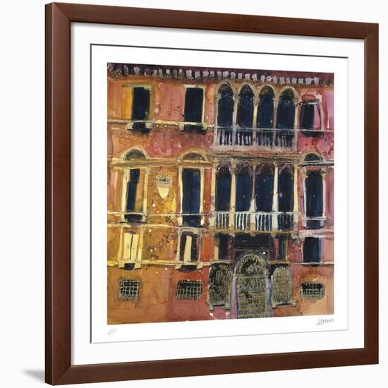 Ancient Facade, Venice-Susan Brown-Framed Collectable Print