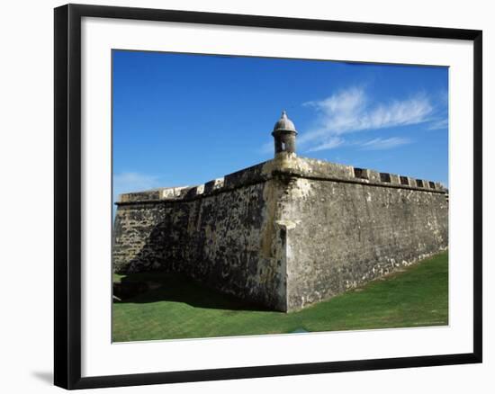 Ancient Fort, Old San Juan, Puerto Rico, West Indies, Central America-James Gritz-Framed Photographic Print