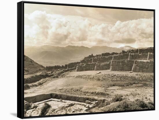 Ancient Fortress Ruins of Peru-null-Framed Stretched Canvas